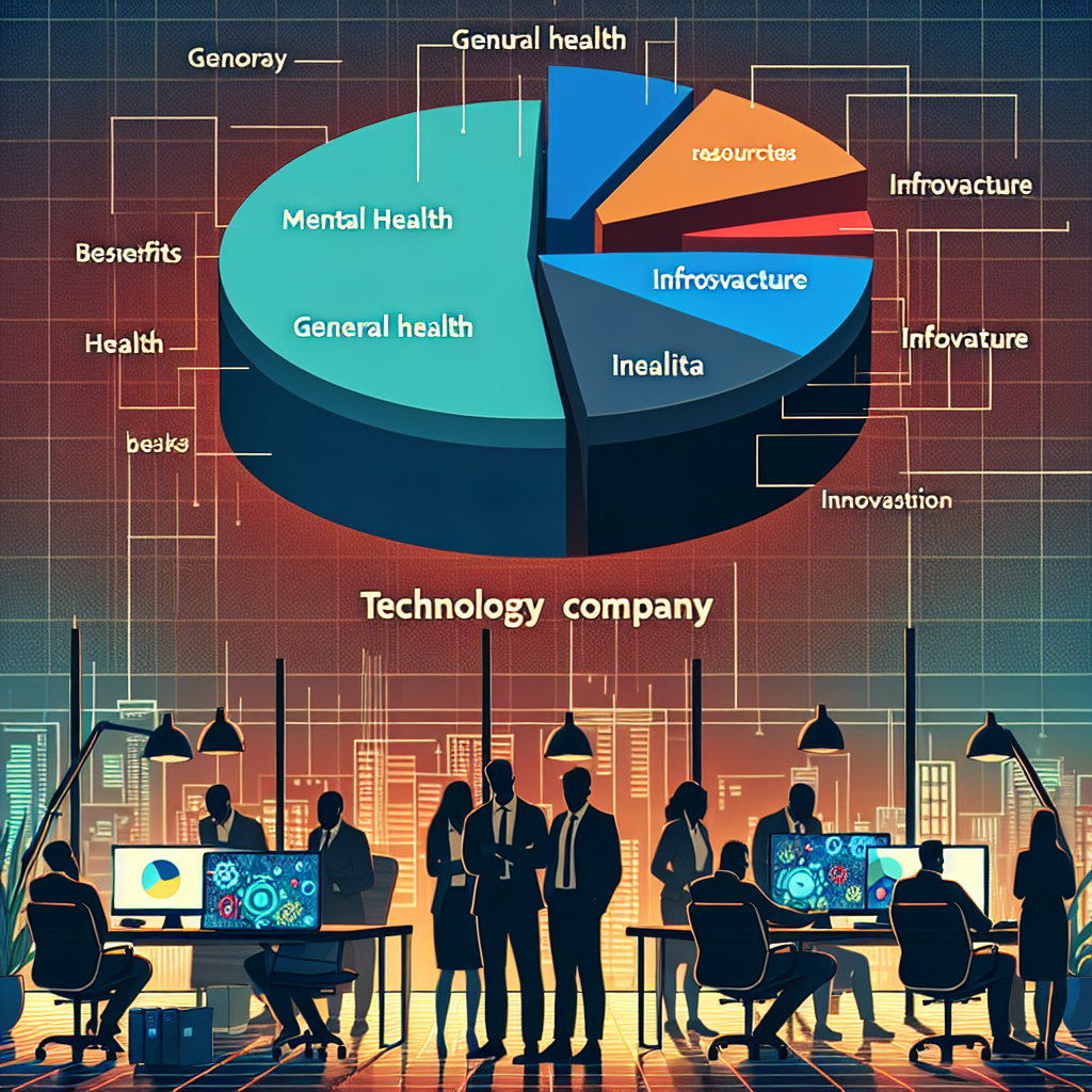 "صورة تعكس استثمار شركات التكنولوجيا في موارد الصحة النفسية، مشهد يظهر موظفين يعملون في بيئة داعمة تعزز رفاهية الموظفين"